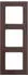 Peha Nova Elements Rahmen 3-fach Holz Wenge (00187791)