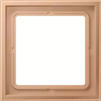 Jung LS ZERO Rahmen 1-fach, Metall PVD-beschichtet, Bronze geb&uuml;rstet (LSZBRG981BF)