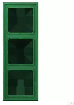 Jung Rahmen 3-fach LS 990 Duroplast lackiert Vert Fonc&eacute; (LC983219)