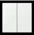 Jung Wippe 2-fach Duroplast lackiert Outremer Gris (LC995210)
