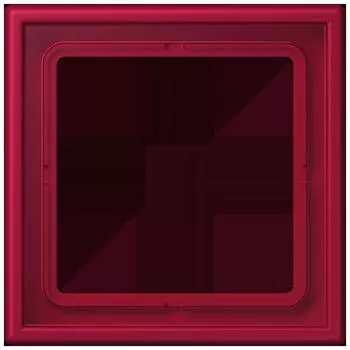 Jung Les Couleurs Le Corbusier Rahmen 1-fach Rouge Carmin, Duroplast lackiert (LC981229)