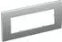 OBO Bettermann AR45-F3 AL Abdeckrahmen Modul 45, 3-fach 84x185mm, Aluminium lackiert (6119376)