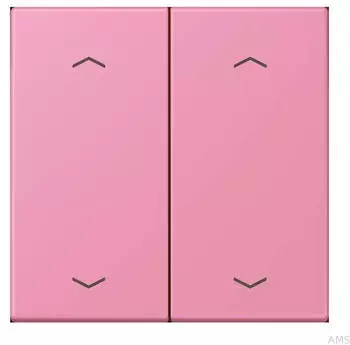 Jung Wippe mit Pfeilsymbolen f&uuml;r KNX Taster 2, lebhaft-rosa (LC102P246)