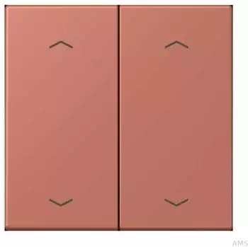 Jung Wippe mit Pfeilsymbolen f&uuml;r KNX Taster 2, terre sienne brique (LC102P236)