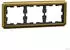 Merten D-Antik Metallrahmen 3-fach 24k Gold (MEG4030-4741)