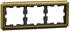 Merten D-Antik Metallrahmen 3-fach 24k Gold (MEG4030-4741)