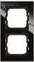 Busch-Jaeger Busch-axcent Abdeckrahmen 2-fach Glas Schwarz (2CKA001754A4801)