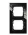 Busch-Jaeger Busch-axcent Abdeckrahmen 2-fach Glas Schwarz (2CKA001754A4801)