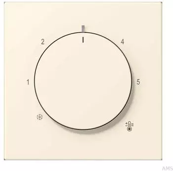Jung LC 1749 BF 245 Abdeckung f&uuml;r Thermostat, Blanc Ivoire (LC1749BF245)