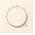 Jung LC 1749 BF 245 Abdeckung für Thermostat, Blanc Ivoire (LC1749BF245)