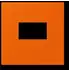 Jung Abdeckung für USB-Ladegerät LC 1969, orange (LC1969USB224)