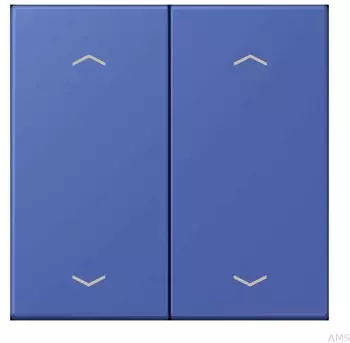 Jung Wippe mit Pfeilsymbolen f&uuml;r KNX Taster 2, bleu outremer 31 (LC102P206)