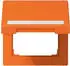 Jung LS 990 Klappdeckel mit Schriftfeld, Thermoplast, Orange (LS990BFNAKLO)