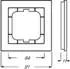 Busch-Jaeger Axcent Abdeckrahmen 1-fach Glas Sonne (2CKA001754A4760)