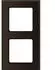 Peha Nova Elements Rahmen 2-fach Metall Bronze gebürstet Piano schwarz (00187191)
