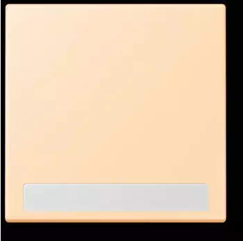 Jung Wippe 1-fach mit Schriftfeld, ocre (LC990NA223)