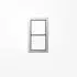 Jung Flat Design Abdeckrahmen 2-fach Aluminium (FDAL2982)