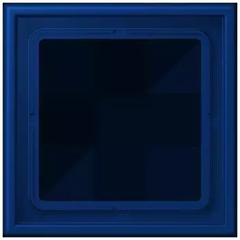 Jung Rahmen 1-fach Les Couleurs&reg; Le Corbusier Bleu Outremer Fonc&eacute; (LC981261)