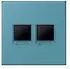 Jung LC1969-2WE212 Abdeckung (gerastet) 2-fach Modular-Jack CAT6A (LC1969-2WE212)