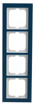 Busch-Jaeger Axcent Abdeckrahmen 4-fach Glas Ozean (2CKA001754A4758)