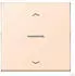 Jung LC 101 KO5P Wippe mit Lichtleiter und Pfeilsymbolen, rose pale (LC101KO5P228)