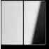 Jung Wippe 2-fach Metall verchromt glanzchrom Serie LS (GCR2995)