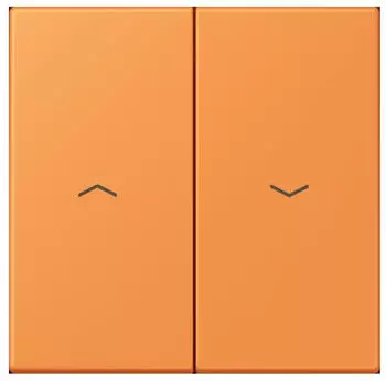 Jung Wippe 2-fach mit Pfeilsymbolen LC320 Duroplast Orange Clair (LC995P225)