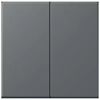 Jung Wippe 2-fach Duroplast lackiert gris fonc&eacute; 31 (LC995202)