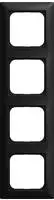 Busch-Jaeger 1724-915, Busch-Jaeger 1724-915 Abdeckrahmen 4-fach schwarz matt -