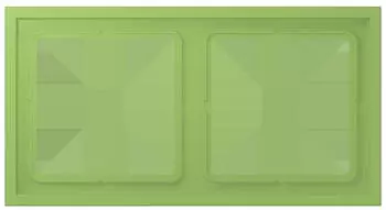 Jung LCZ 982 BF 220 Rahmen 2-fach Thermoplast lackiert Vert 31 Les Couleurs&reg; Le Corbusier (LCZ982BF220)