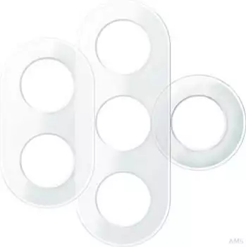 ELSO Renova Glasrahmen 3-fach, wei&szlig; gl&auml;nzend, rund (WDE011408)