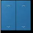Jung LC102P211 Wippe mit Pfeilsymbolen für KNX Taster 2, bleu ceruleen (LC102P211)