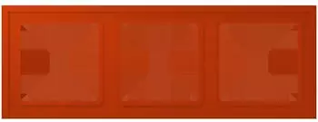 Jung Rahmen 3-fach Rouge Vermillon (LCZ983BF244)