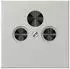 Jung LC990SAT205 Abdeckung für Sat/BK-Dose 1-fach, Thermoplast lackiert (LC990SAT205)