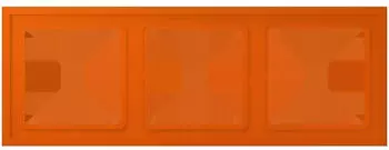 Jung LCZ 983 BF 260 Rahmen 3-fach, orange vif (LCZ983BF260)