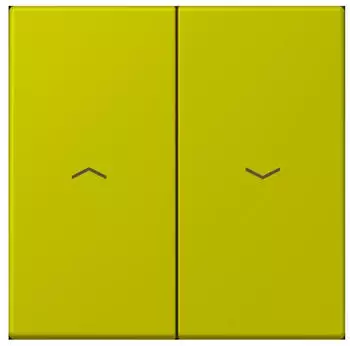 Jung LC995P249 Wippe 2-fach mit Pfeilsymbolen, Duroplast, Vert Olive Vif (LC995P249)