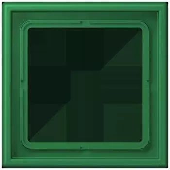 Jung LS 990 Les Couleurs&reg; Rahmen 1-fach Vert Fonc&eacute; (LC981219)