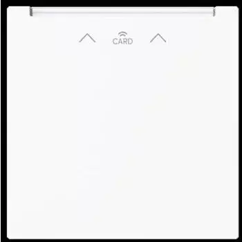 Busch-Jaeger 1792 RFID-44M Zentralscheibe Cardschalter RFID Studiowei&szlig; Matt (2CKA001710A4245)
