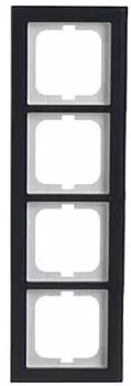 Busch-Jaeger Axcent Abdeckrahmen 4-fach Glas Auster (2CKA001754A4783)