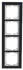 Busch-Jaeger Axcent Abdeckrahmen 4-fach Glas Auster (2CKA001754A4783)