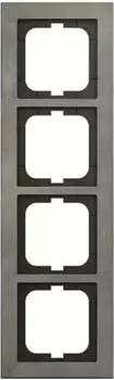Busch-Jaeger Busch-axcent pur Abdeckrahmen 4-fach, Betongrau (2CKA001754A4798)