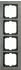 Busch-Jaeger Busch-axcent pur Abdeckrahmen 4-fach, Betongrau (2CKA001754A4798)