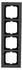 Busch-Jaeger Busch-axcent pur Abdeckrahmen 4-fach, Betongrau (2CKA001754A4798)
