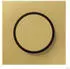 Jung ME1740C Abdeckung Drehdimmer 1-fach, Messing classic (ME1740C)