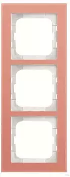 Busch-Jaeger Axcent Abdeckrahmen 3-fach Glas Koralle (2CKA001754A4767)