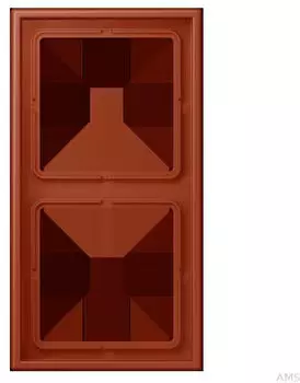 Jung Rahmen 2-fach LS 990 L'Ocre Rouge Les Couleurs Le Corbusier (LC982232)