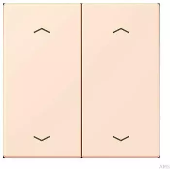 Jung Wippe mit Pfeilsymbolen f&uuml;r KNX Taster 2, orange pale (LC102P226)