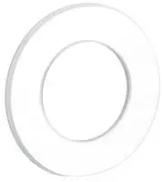 Berker Glasrahmen 1fach Serie 109109 Glas polarwei&szlig;