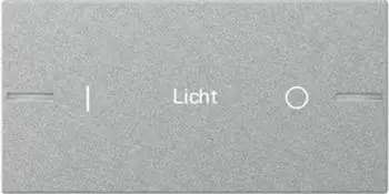 Gira Wippenset 2-fach individuell f&uuml;r Tastsensor 4.55 F Alu (862226)