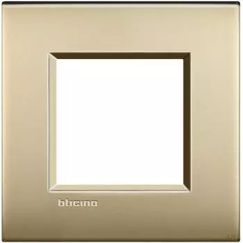 Legrand Livinglight Air Abdeckrahmen 1-fach Gold Matt (LNE4802OF)